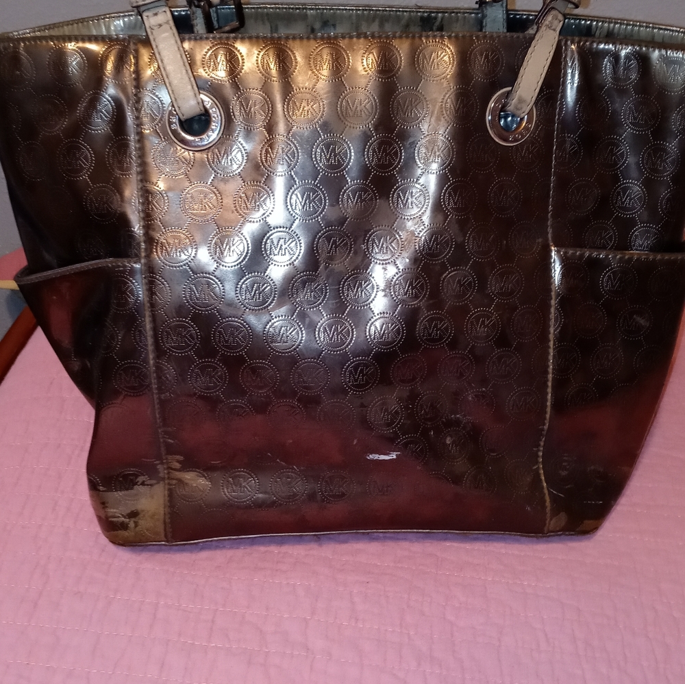 MK gold metallic DAMAGED